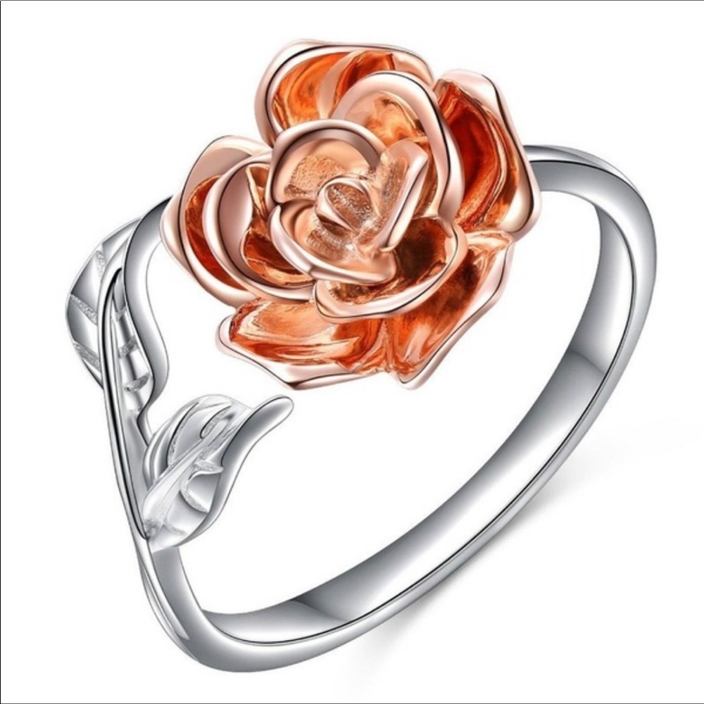 18k & SILVER&ROSE GOLD WRAP RING - Picture 4 of 5